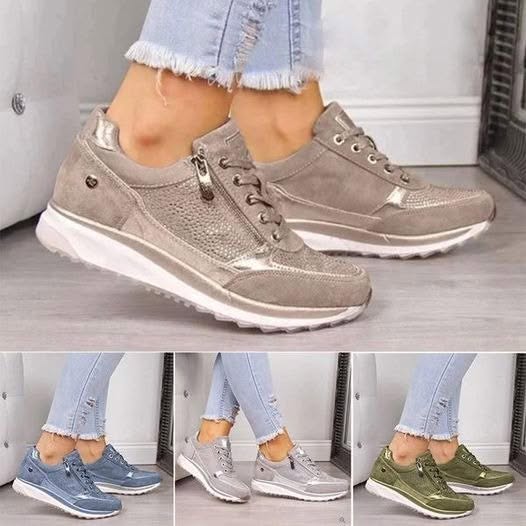 Elegantiški kvėpuojantys sportbačiai moterims