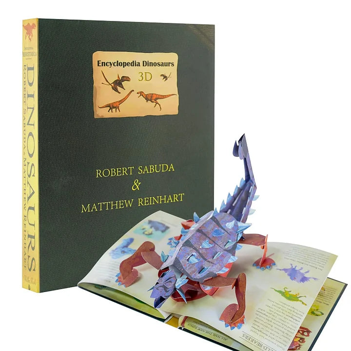 3D enciklopedija apie priešistorinius dinozaurus