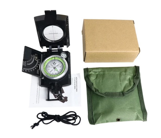 Daugiafunkcis orientacinis kompasas su inklinometru