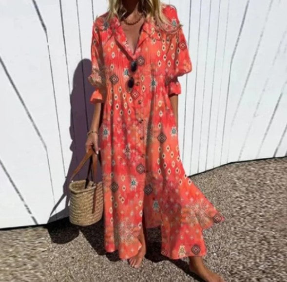 Boho suknelė vasarai