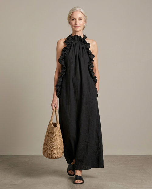 Elegantiška suknelė su ripuliais
