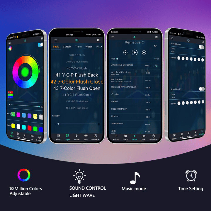 Išmaniųjų fejerverkų LED papuošimas