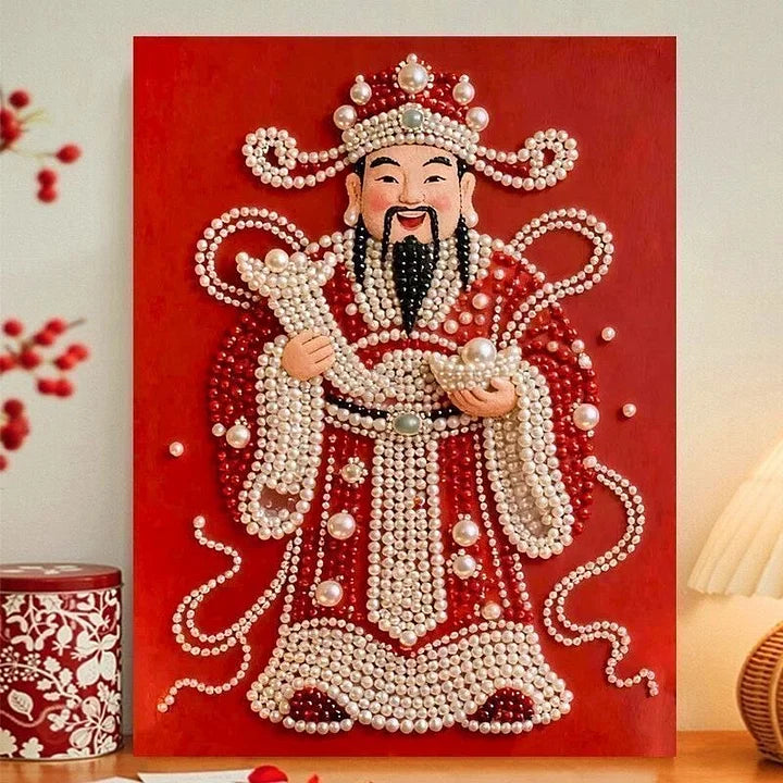 „Pasidaryk pats“ perlų paveikslas su rėmeliu namų sienų dekoravimui