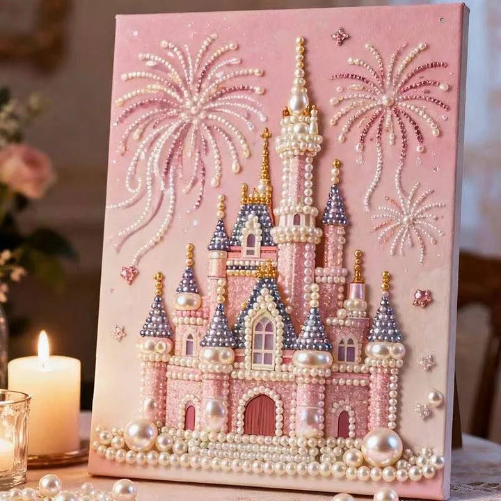 „Pasidaryk pats“ perlų paveikslas su rėmeliu namų sienų dekoravimui