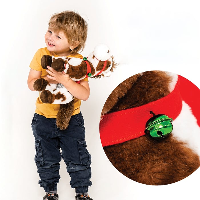 Pliušinis arklys: vaikščiojantis ir grojantis žaislas