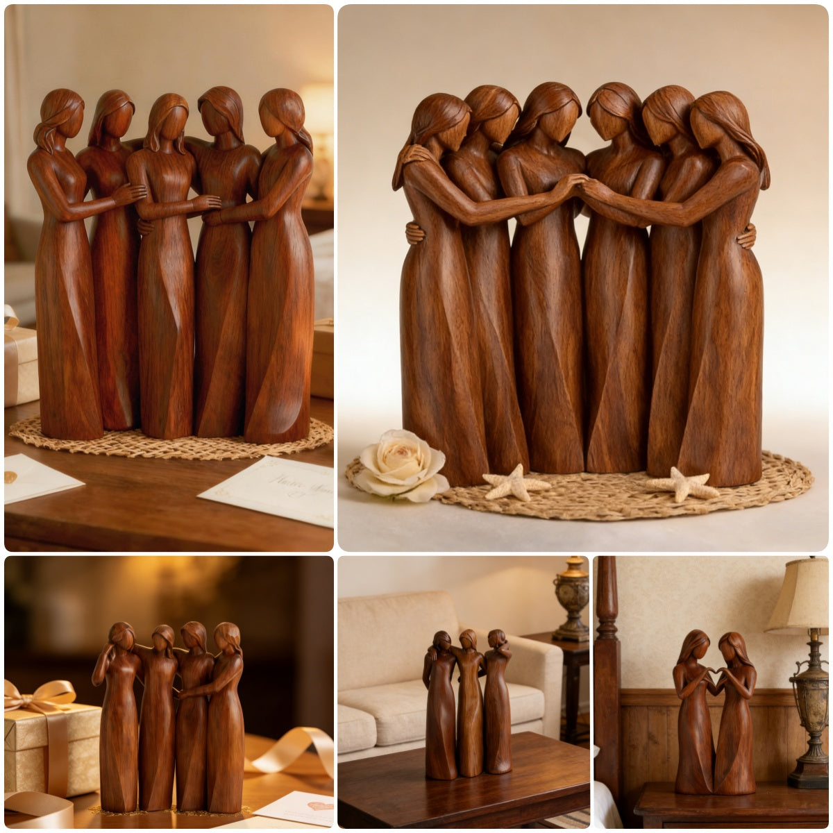 Seserų skulptūra, skirta paminėti draugystę