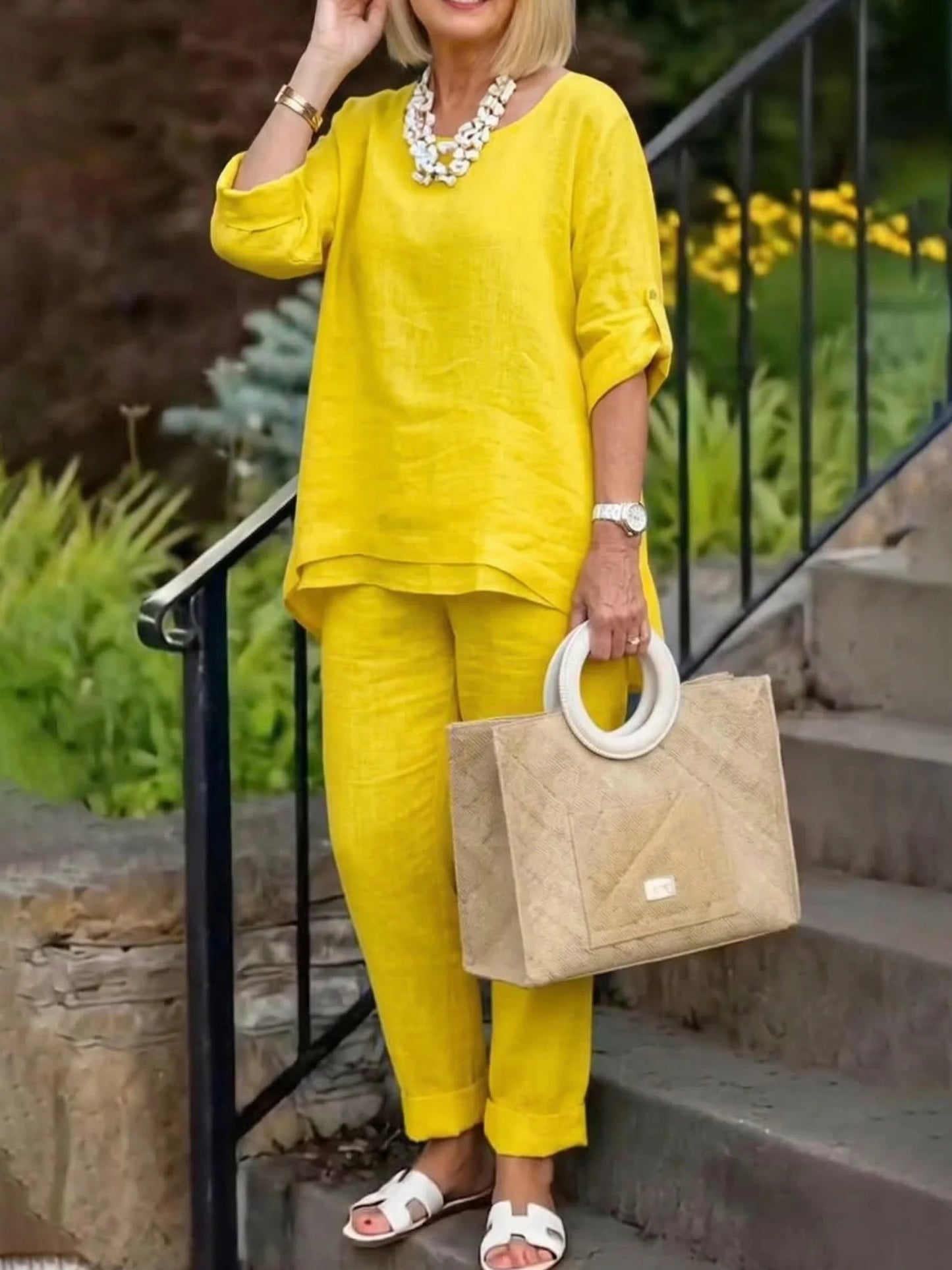 Minimalistinis dviejų dalių komplektas