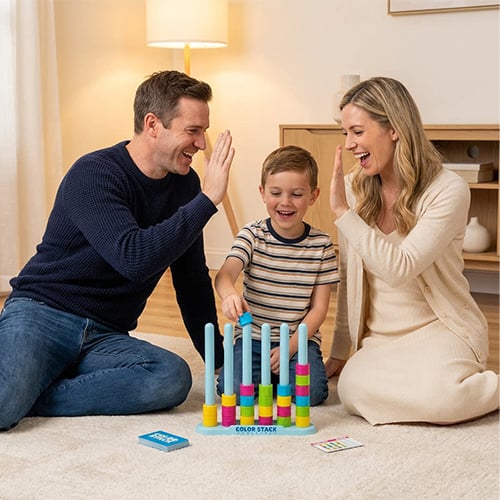 Linksmas, derančių spalvų žaidimas