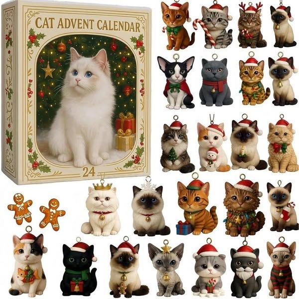🐱Kačių mylėtojų Advento kalendorius 2025 m.
