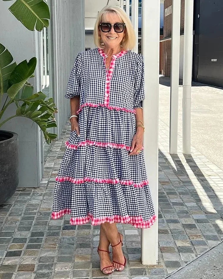 Didelių dydžių  Boho suknelė