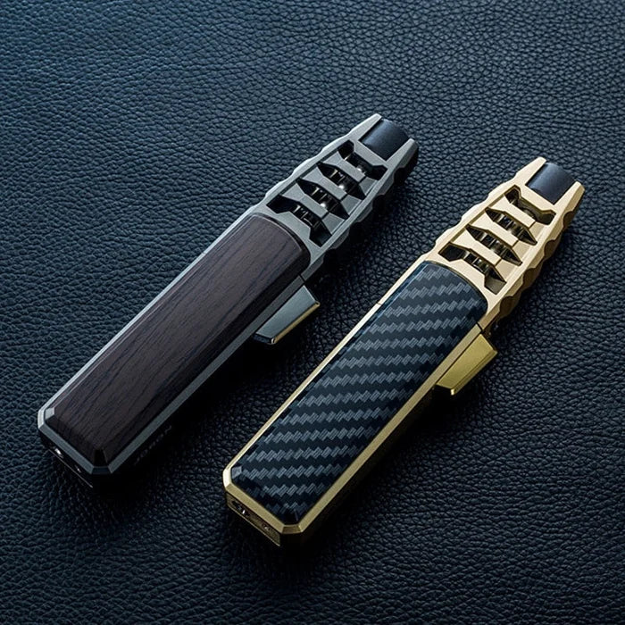 Kaitrius mėlynos liepsnos žiebtuvėlis įspūdinga liepsna garantuoja