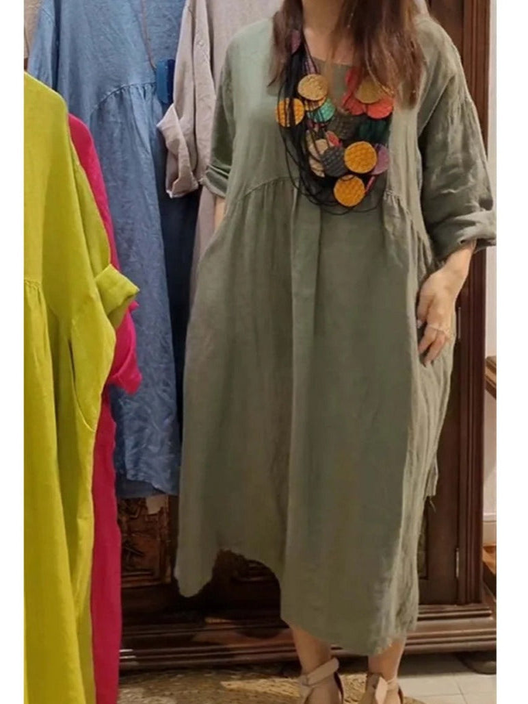 Laisvalaikio vienspalvė suknelė