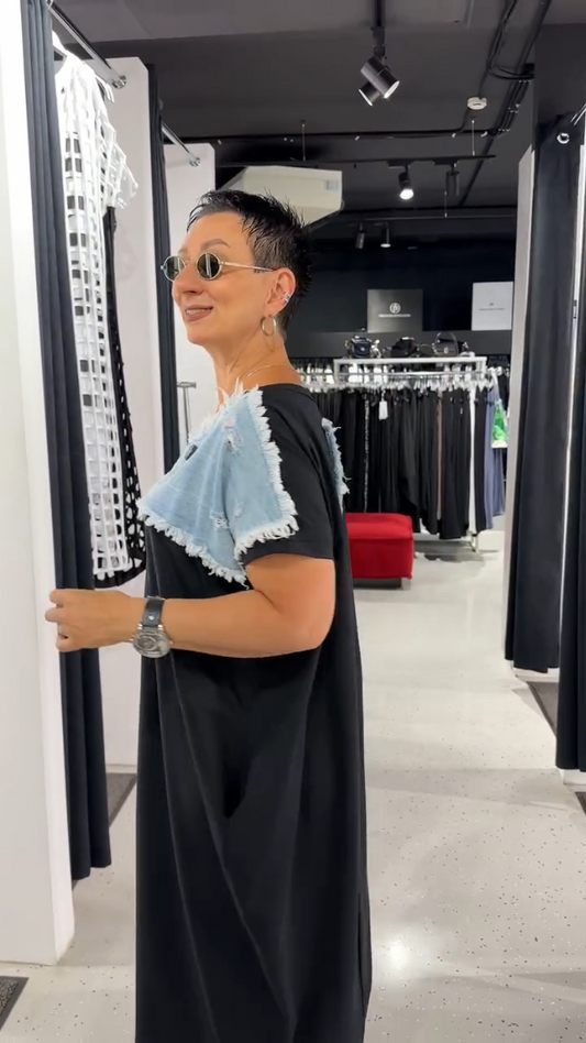 Nauja suknelė su džinsu