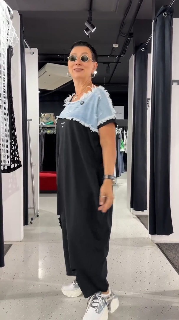 Nauja suknelė su džinsu