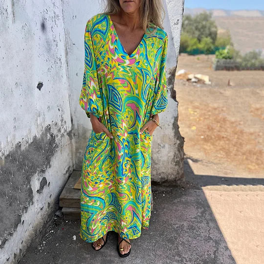 Vasarinė ilga suknelė