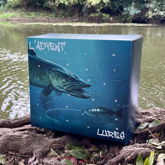 📅Advento 2025 kalendorius, žvejybos reikmenų staigmenų dėžutė