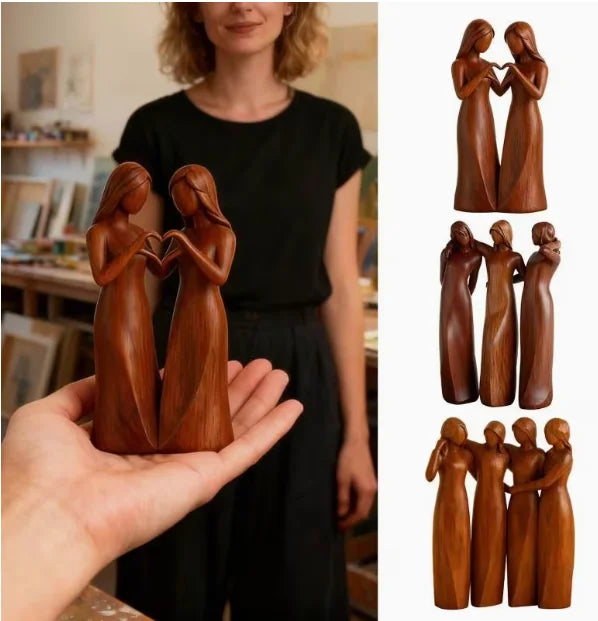 Seserų skulptūra, skirta paminėti draugystę