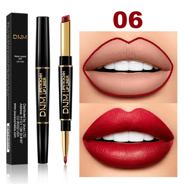 💄Vandeniui atsparus lūpų pieštukas 2 viename