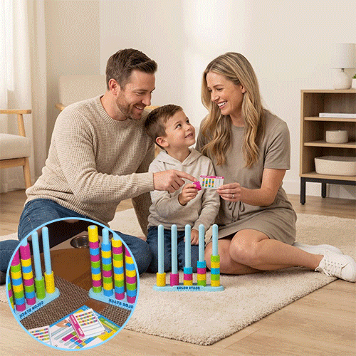 Linksmas, derančių spalvų žaidimas