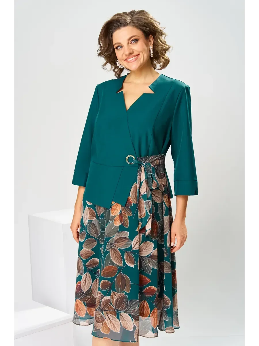 Elegantiška žalia suknelė