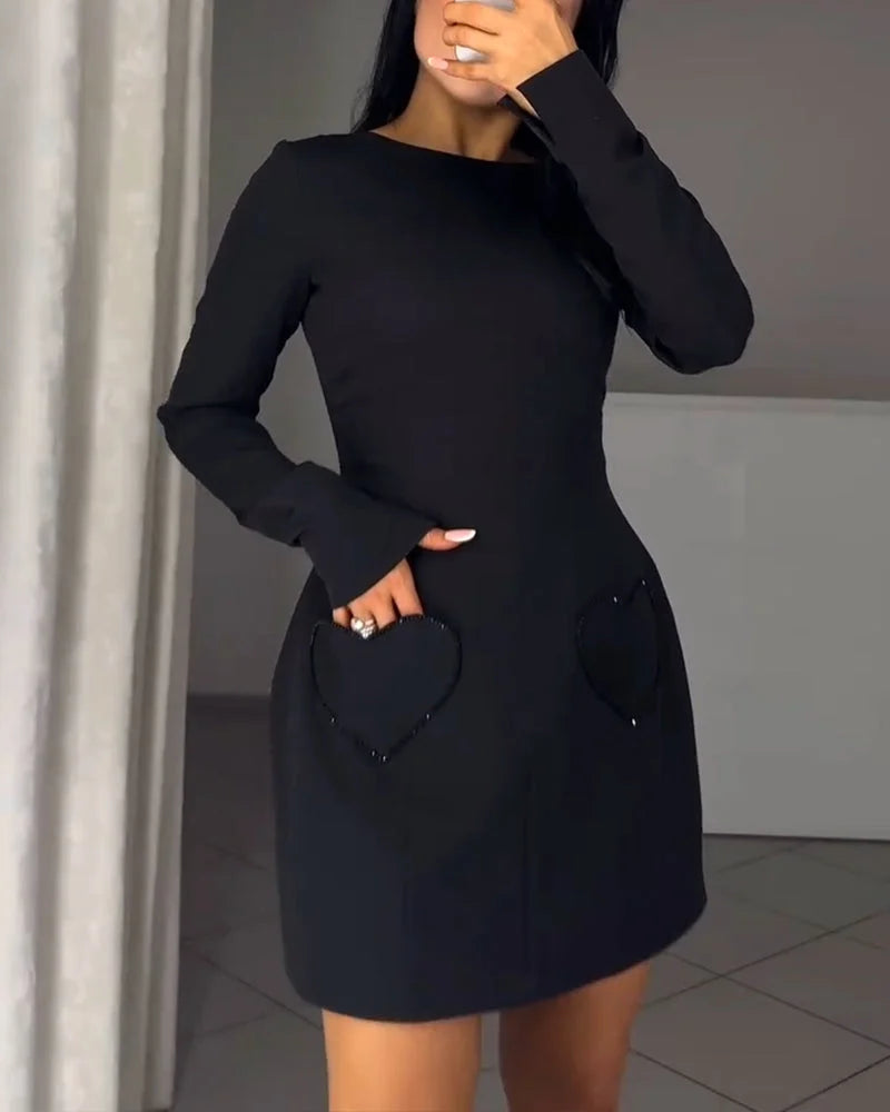 Elegantiška suknelė formuojanti liemenį