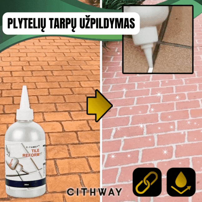 Vandeniui atsparus plytelių tarpų taisymo užpildas - prekinis.lt