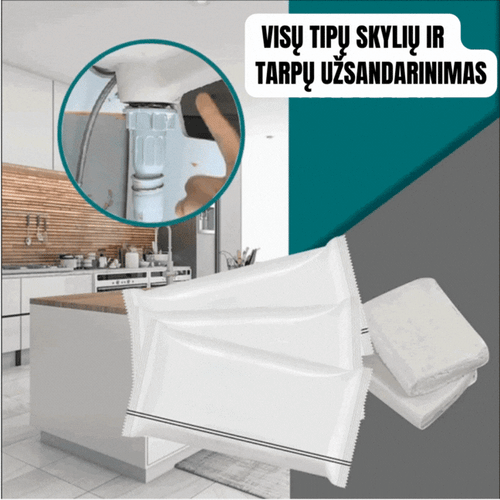 Naujo tipo vandeniui atspari sandarinimo mastika