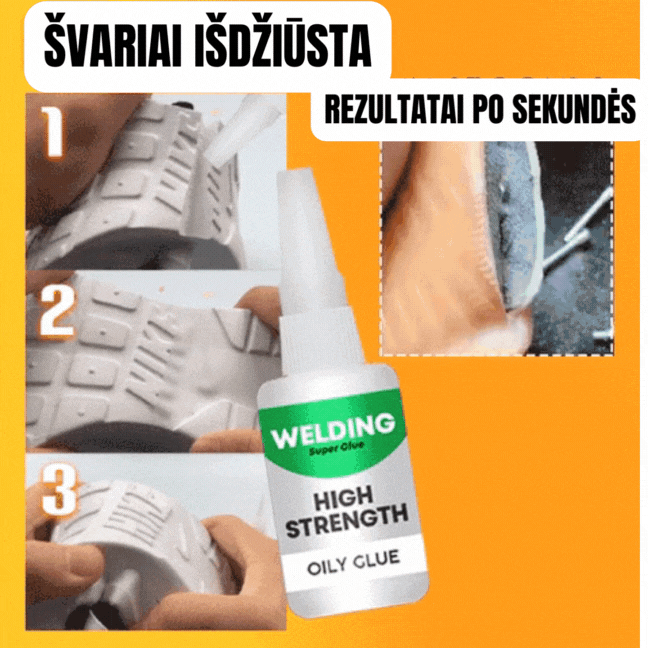 Super aliejiniai klijai visiems paviršiams ✨Pirk 1 ir Gauk 1 Nemokamai 🎁 - prekinis.lt