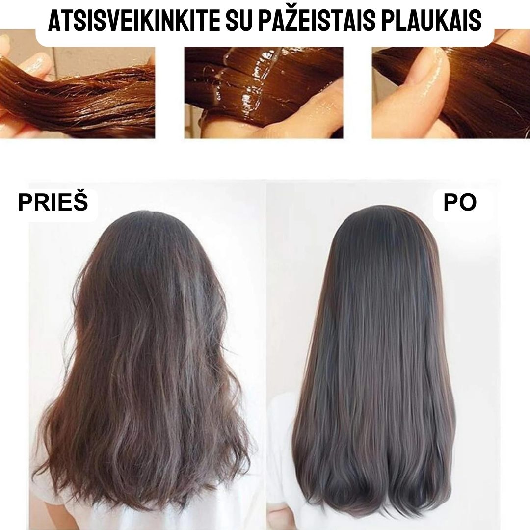 🔥Pirkite 2 ir gaukite 1 nemokamai🔥 Atkuriamasis plaukų kalogeno kaukė - prekinis.lt