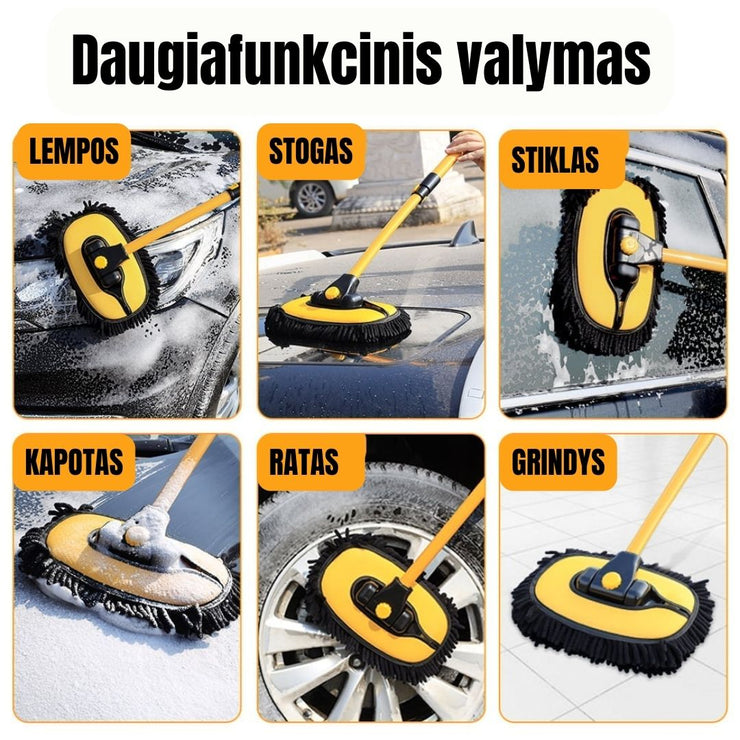 Automobilio valymo šepečio rinkinys