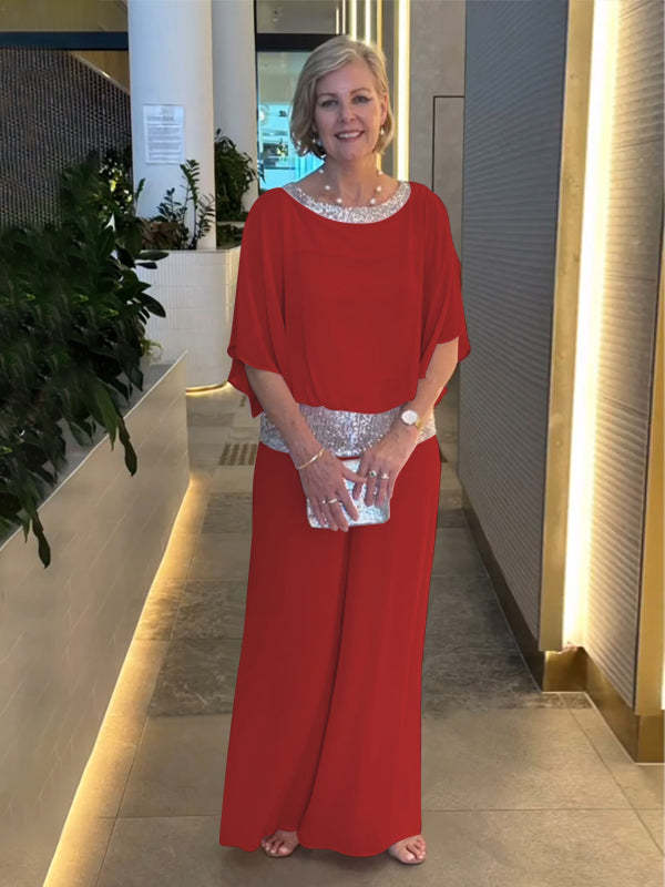🌸 Elegantiškas dviejų dalių rinkinys su spalvotais blizgučiais