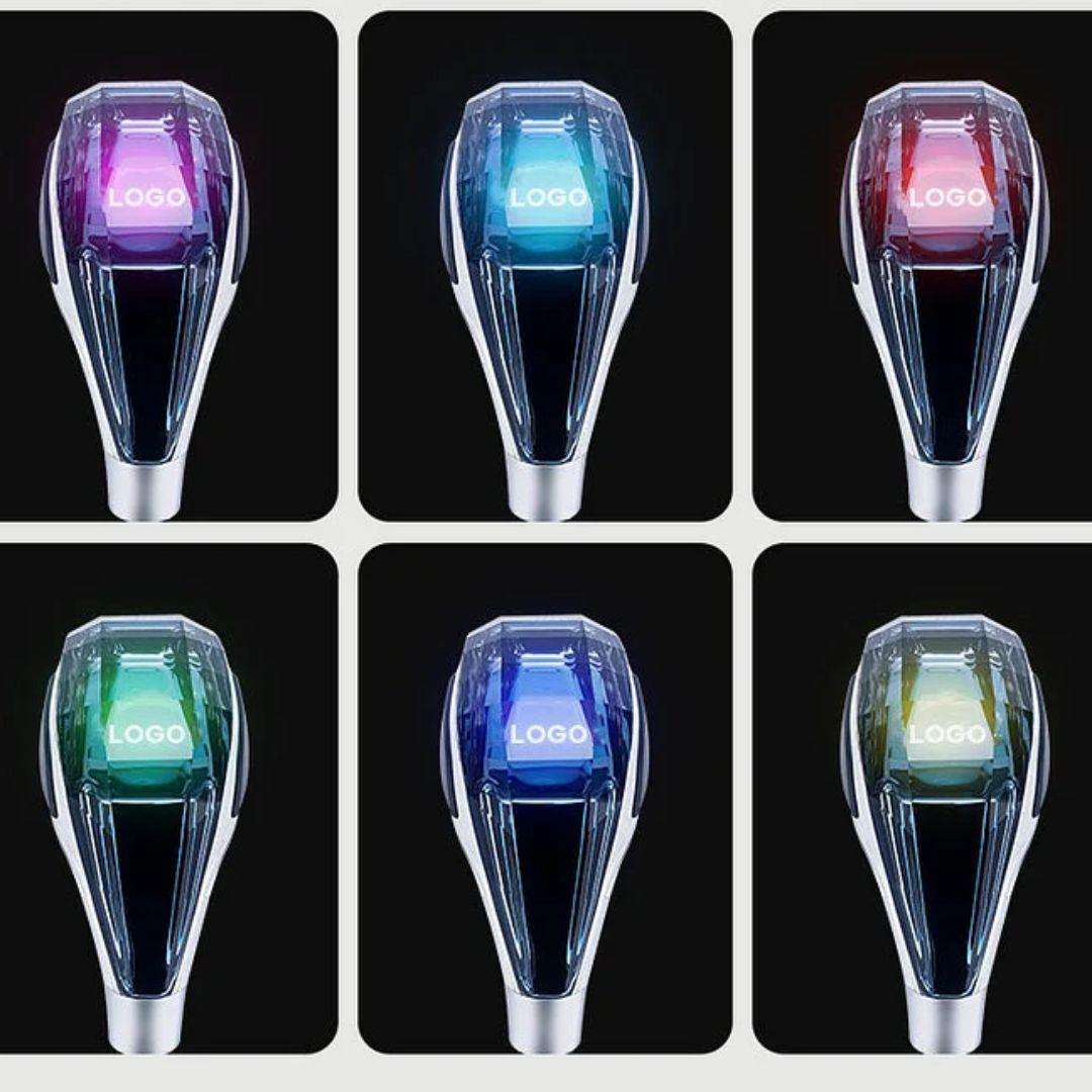 Krištolinė automobilio pavarų perjungimo svirtelė