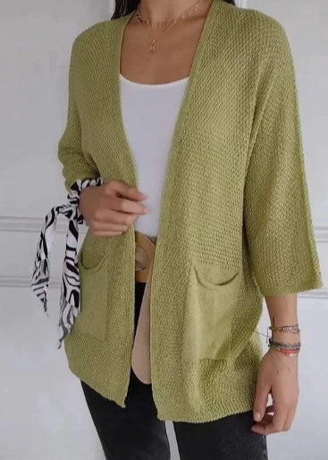 Moteriškas laisvalaikio kardiganas vasarai