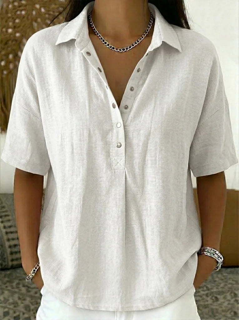 Laisvalaikio polo marškinėliai trumpomis rankovėmis