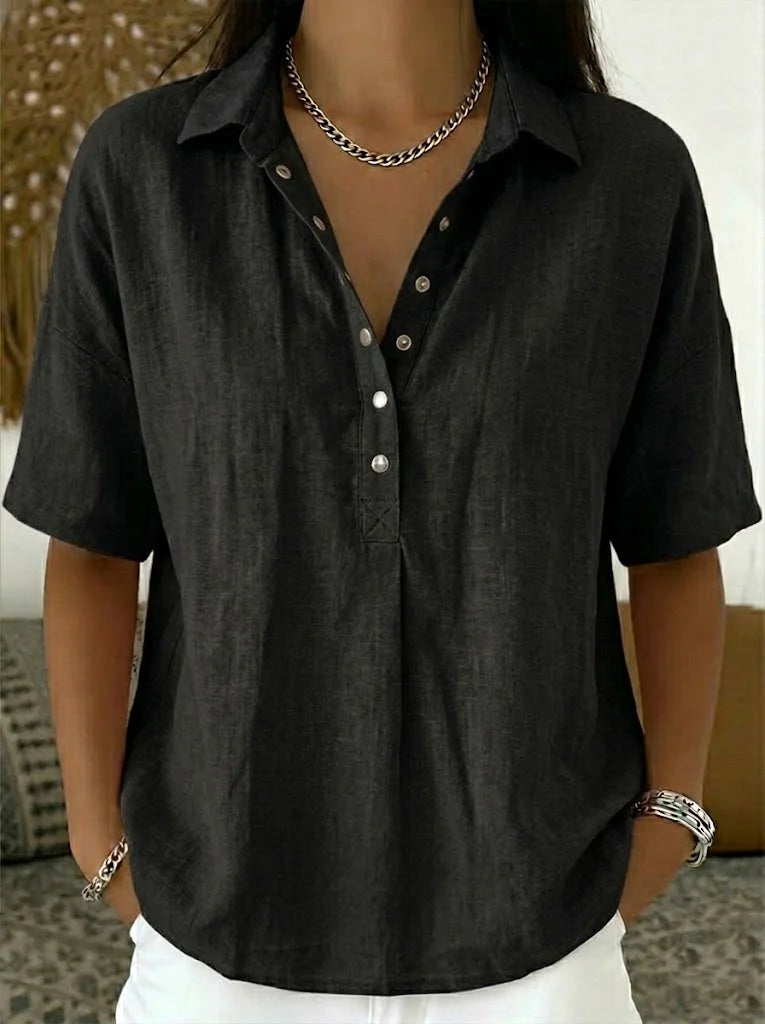 Laisvalaikio polo marškinėliai trumpomis rankovėmis