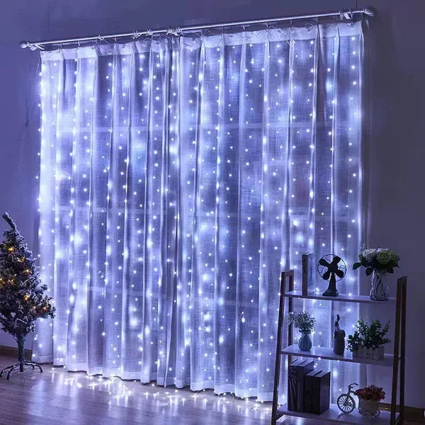 🎄Kalėdiniai išpardavimai💡300 LED Kalėdinė lempučių užuolaida