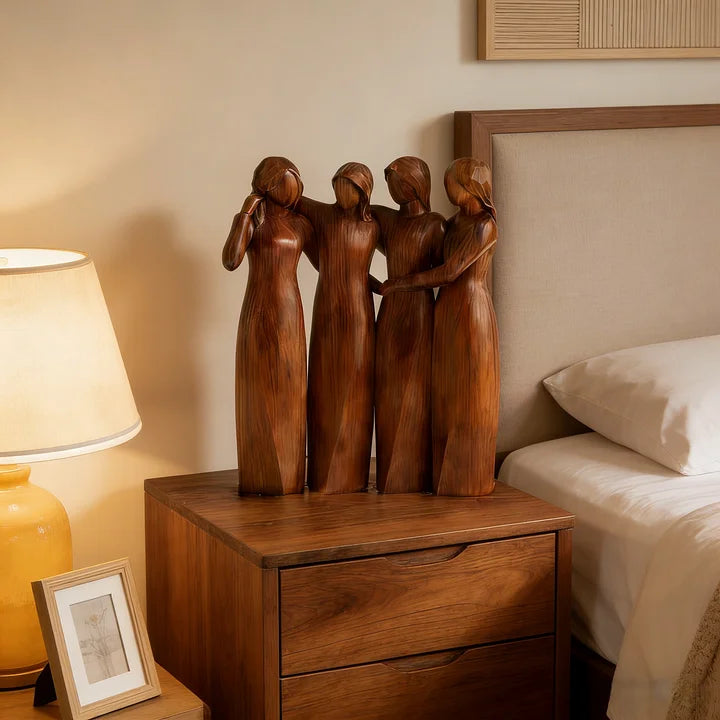 Seserų skulptūra, skirta paminėti draugystę