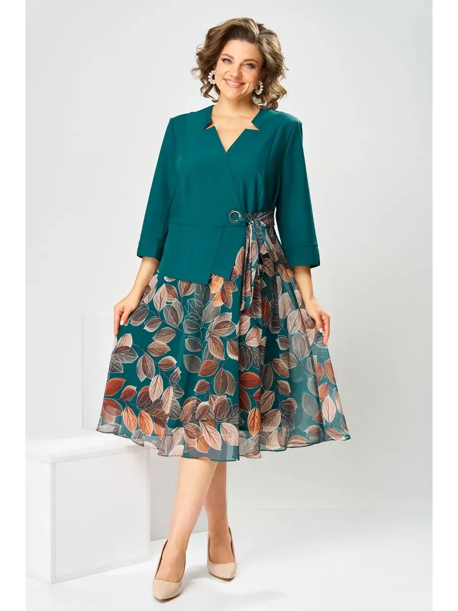 Elegantiška žalia suknelė