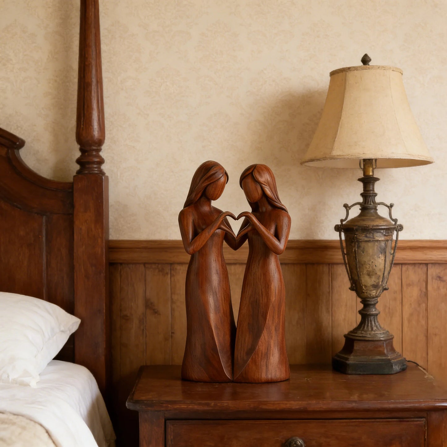 Seserų skulptūra, skirta paminėti draugystę