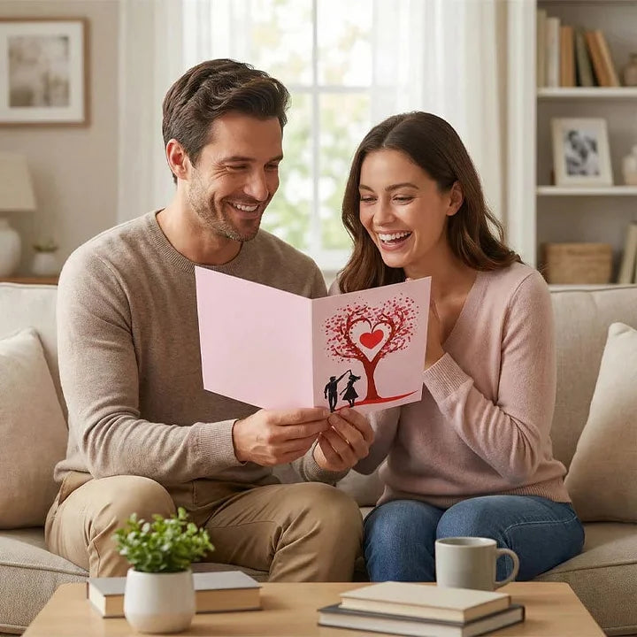 3D iššokanti atvirutė Valentino dienai