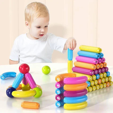 🧩Magnetinės lazdelės, skirti ankstyvam vaikų vystymuisi
