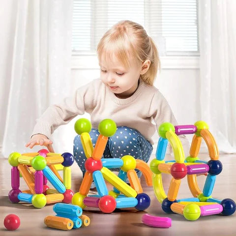 🧩Magnetinės lazdelės, skirti ankstyvam vaikų vystymuisi