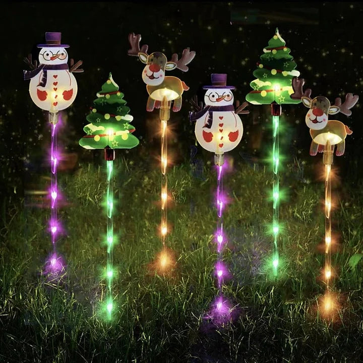 🎄🎁6 judančių kalėdinių lempučių pakuotė