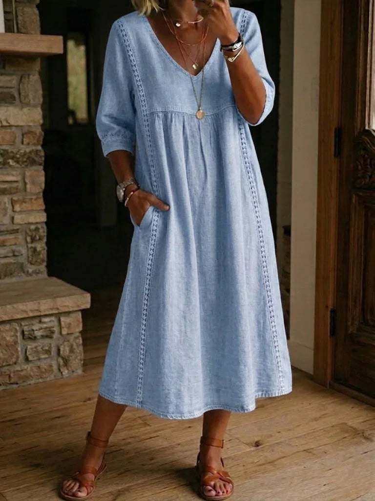 Laisvo kritimo suknelė visoms progoms