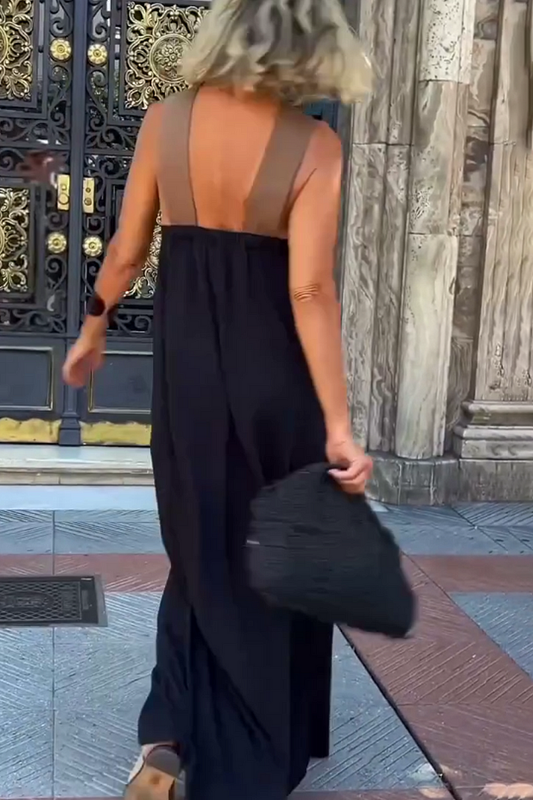 Ilga ir daili moteriška suknelė
