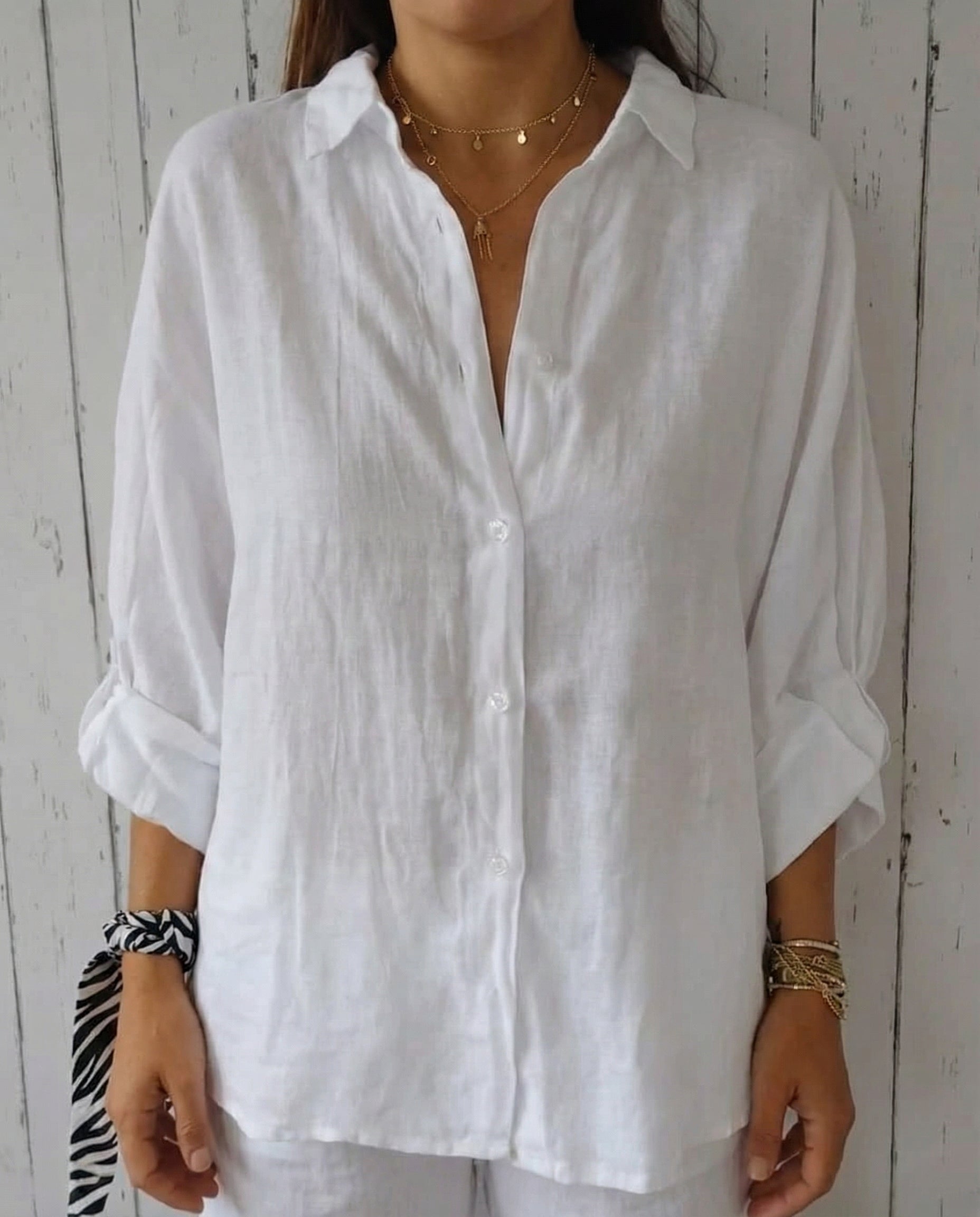 Moteriški medvilniniai laisvalaikio marškiniai