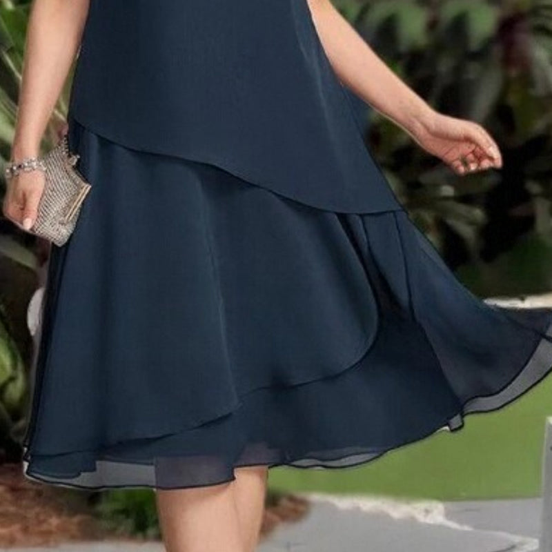 💖Elegantiška moteriška nėriniuota suknelė
