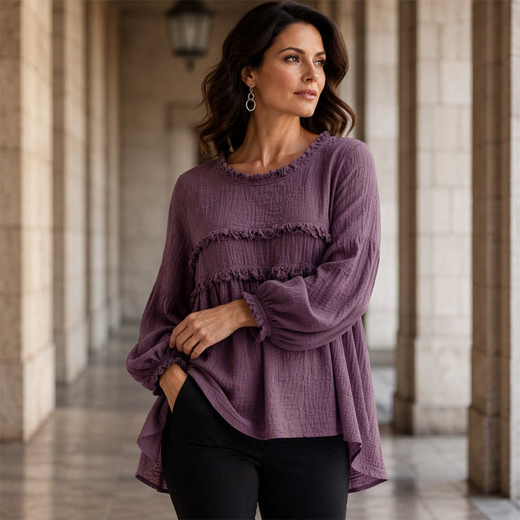 Boho stiliaus palaidine su raukiniais