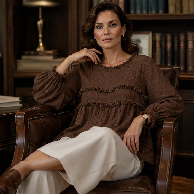 Boho stiliaus palaidine su raukiniais