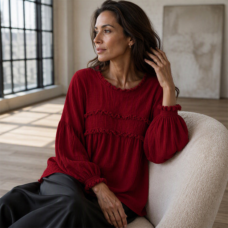 Boho stiliaus palaidine su raukiniais